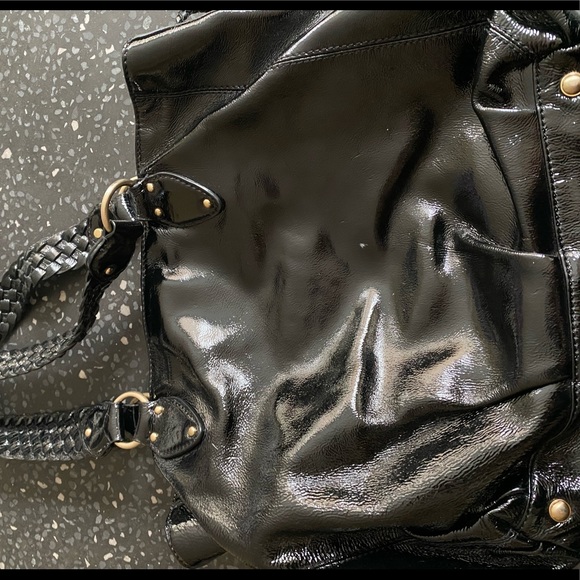 Michael Kors Black Patent Leather Bag - Picture 6 of 15